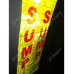 Reflective Picket Pockets - Custom Printing Logo 175*1000MM Reflective Picket Pockets